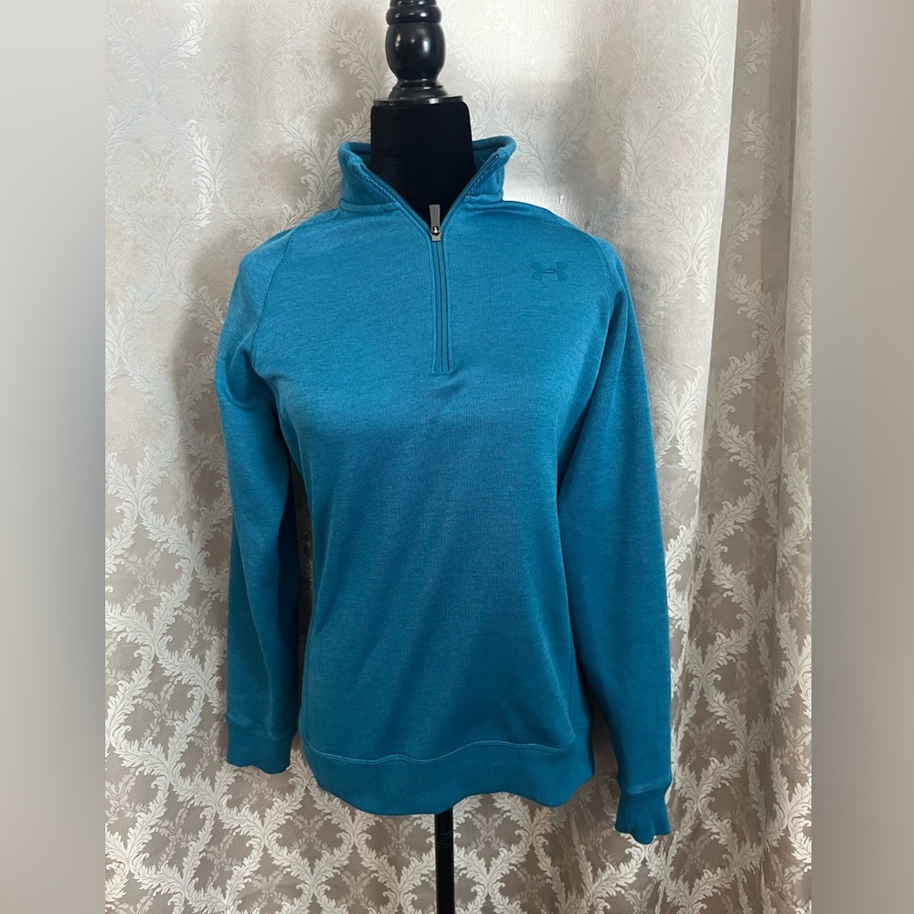 Under Armour Teal Quarter-Zip Pullover
